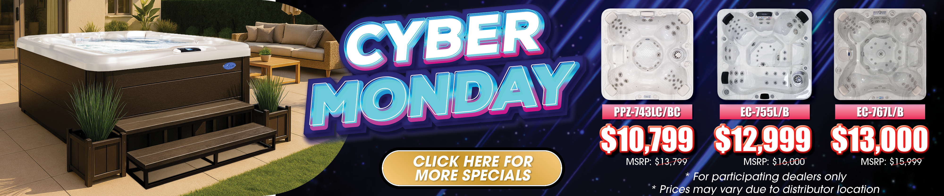 Calspas hot tub being used in a family setting - Sandy Springs