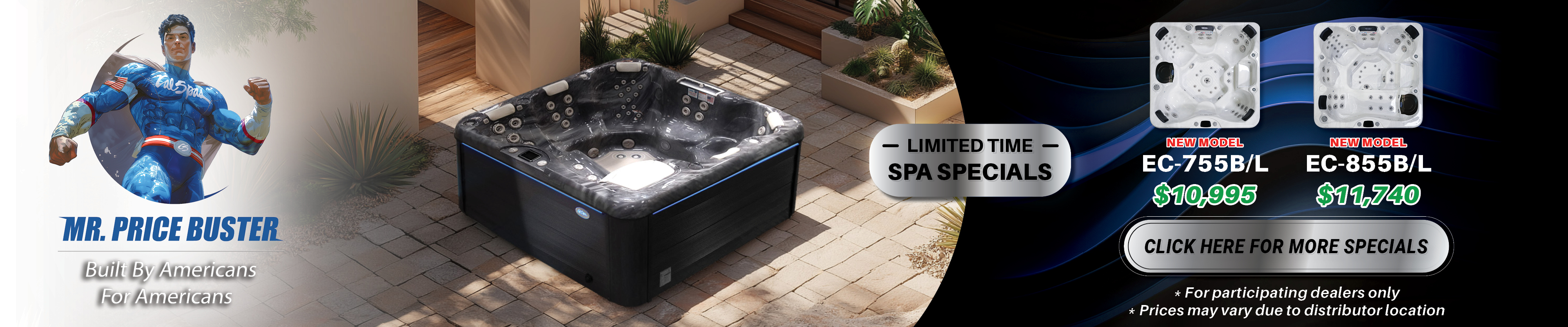 Calspas hot tub being used in a family setting - Sandy Springs